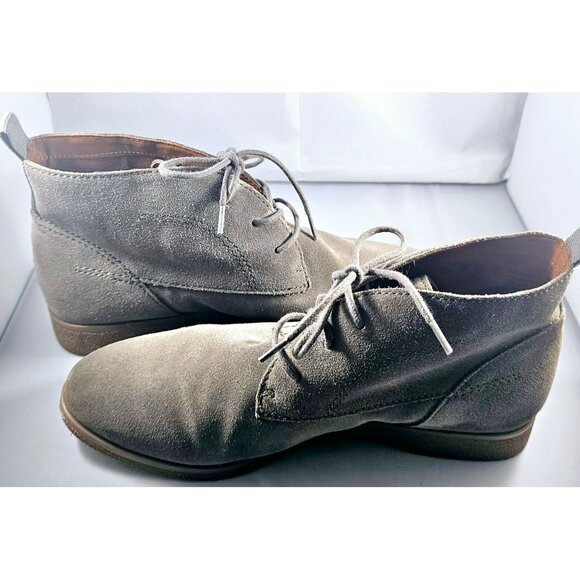 Franco Sarto Womens Taupe Suede Ankle Boots Size 10 M - Picture 7 of 14